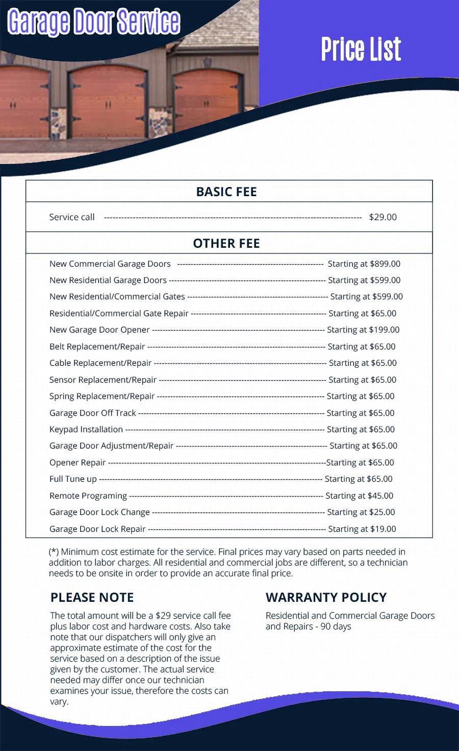 Neighborhood Garage Door Service San Jose, CA 408-560-2311